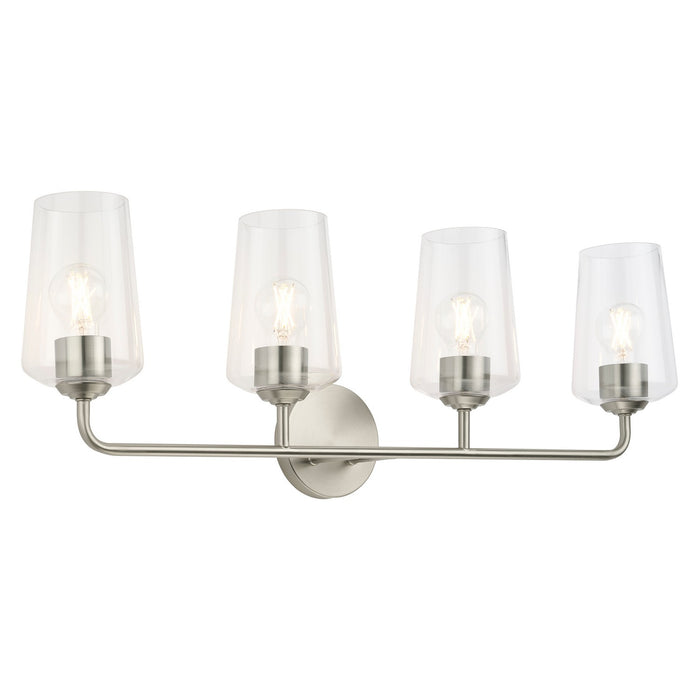Myhouse Lighting Progress Lighting - P300542-009 - Four Light Bath & Vanity - Celino - Brushed Nickel