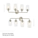 Myhouse Lighting Progress Lighting - P300542-009 - Four Light Bath & Vanity - Celino - Brushed Nickel