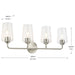 Myhouse Lighting Progress Lighting - P300542-009 - Four Light Bath & Vanity - Celino - Brushed Nickel