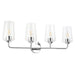 Myhouse Lighting Progress Lighting - P300542-015 - Four Light Bath & Vanity - Celino - Polished Chrome