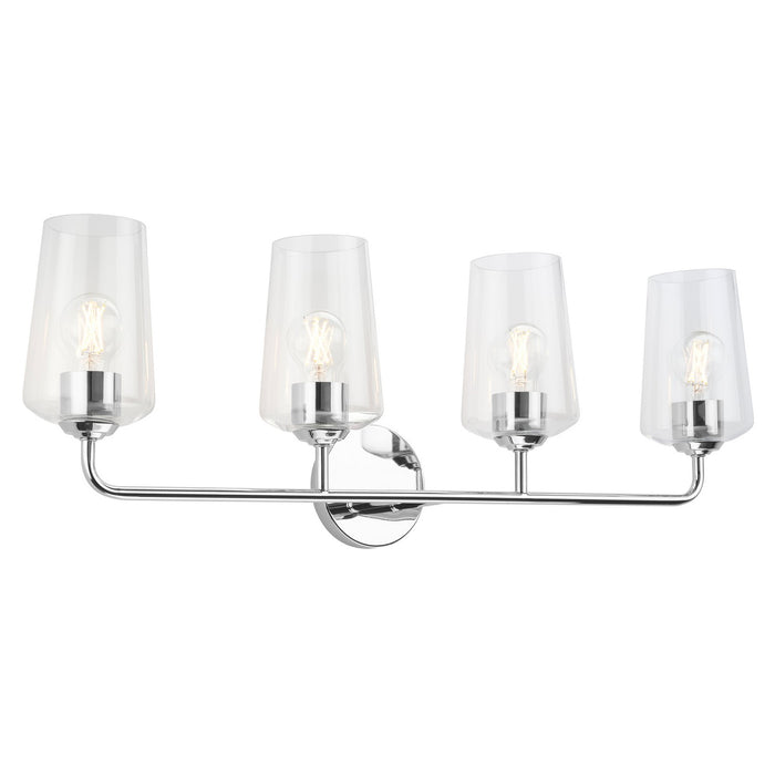 Myhouse Lighting Progress Lighting - P300542-015 - Four Light Bath & Vanity - Celino - Polished Chrome