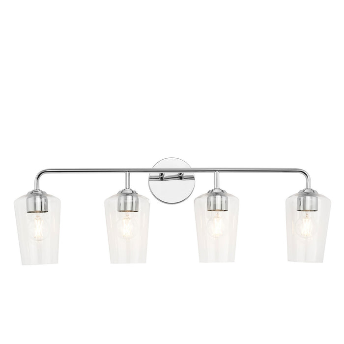 Myhouse Lighting Progress Lighting - P300542-015 - Four Light Bath & Vanity - Celino - Polished Chrome