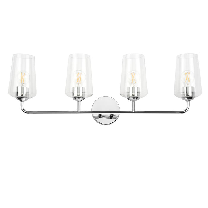Myhouse Lighting Progress Lighting - P300542-015 - Four Light Bath & Vanity - Celino - Polished Chrome