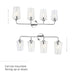 Myhouse Lighting Progress Lighting - P300542-015 - Four Light Bath & Vanity - Celino - Polished Chrome
