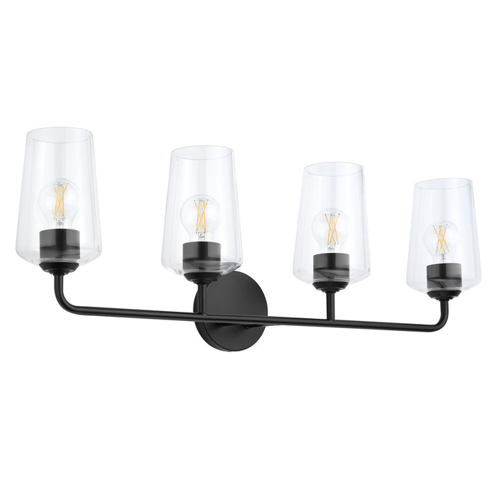 Myhouse Lighting Progress Lighting - P300542-031 - Four Light Bath & Vanity - Celino - Black