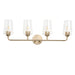 Myhouse Lighting Progress Lighting - P300542-177 - Four Light Bath & Vanity - Celino - Champagne Bronze