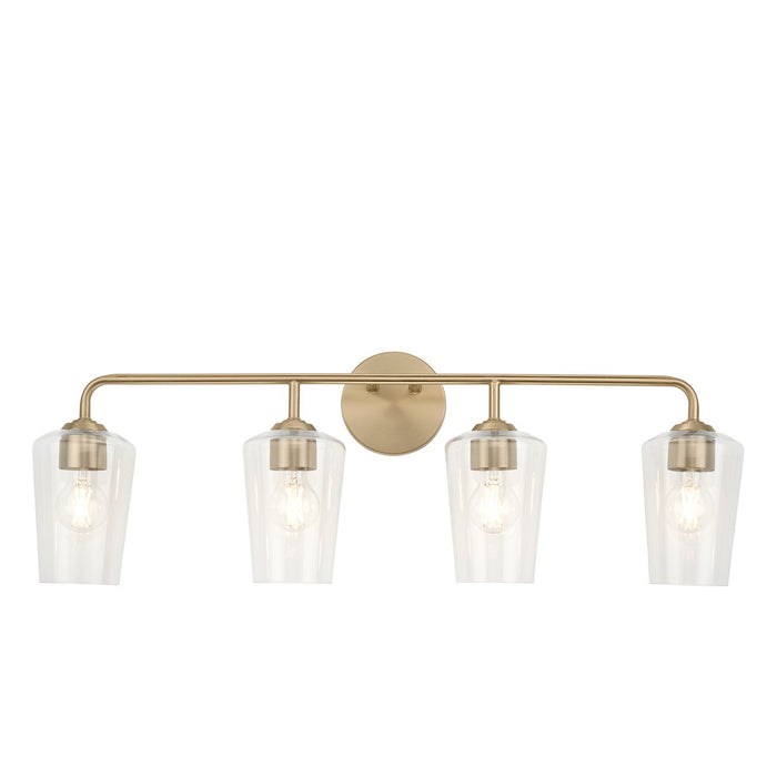 Myhouse Lighting Progress Lighting - P300542-177 - Four Light Bath & Vanity - Celino - Champagne Bronze