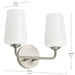 Myhouse Lighting Progress Lighting - P300543-009 - Two Light Bath & Vanity - Celino - Brushed Nickel