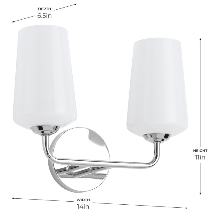 Myhouse Lighting Progress Lighting - P300543-015 - Two Light Bath & Vanity - Celino - Polished Chrome