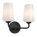 Myhouse Lighting Progress Lighting - P300543-031 - Two Light Bath & Vanity - Celino - Black