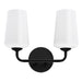 Myhouse Lighting Progress Lighting - P300543-031 - Two Light Bath & Vanity - Celino - Black