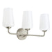 Myhouse Lighting Progress Lighting - P300544-009 - Three Light Bath & Vanity - Celino - Brushed Nickel