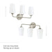 Myhouse Lighting Progress Lighting - P300544-009 - Three Light Bath & Vanity - Celino - Brushed Nickel