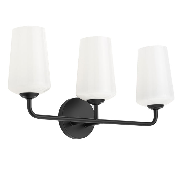 Myhouse Lighting Progress Lighting - P300544-031 - Three Light Bath & Vanity - Celino - Black