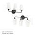 Myhouse Lighting Progress Lighting - P300544-031 - Three Light Bath & Vanity - Celino - Black