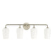 Myhouse Lighting Progress Lighting - P300545-009 - Four Light Bath & Vanity - Celino - Brushed Nickel