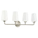 Myhouse Lighting Progress Lighting - P300545-009 - Four Light Bath & Vanity - Celino - Brushed Nickel