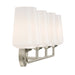 Myhouse Lighting Progress Lighting - P300545-009 - Four Light Bath & Vanity - Celino - Brushed Nickel
