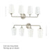 Myhouse Lighting Progress Lighting - P300545-009 - Four Light Bath & Vanity - Celino - Brushed Nickel