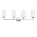 Myhouse Lighting Progress Lighting - P300545-015 - Four Light Bath & Vanity - Celino - Polished Chrome