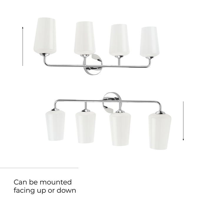 Myhouse Lighting Progress Lighting - P300545-015 - Four Light Bath & Vanity - Celino - Polished Chrome