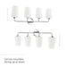 Myhouse Lighting Progress Lighting - P300545-015 - Four Light Bath & Vanity - Celino - Polished Chrome