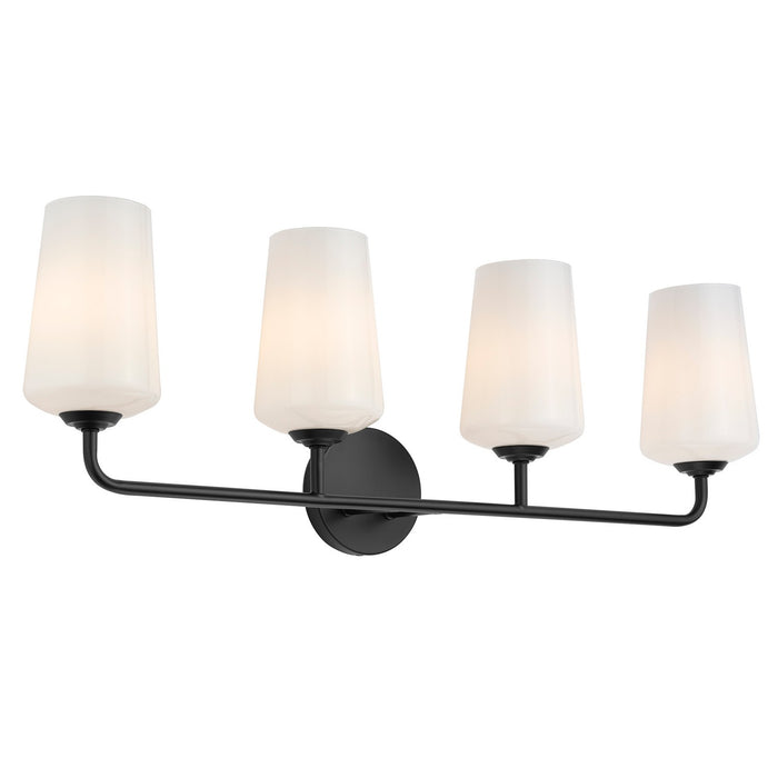 Myhouse Lighting Progress Lighting - P300545-031 - Four Light Bath & Vanity - Celino - Black