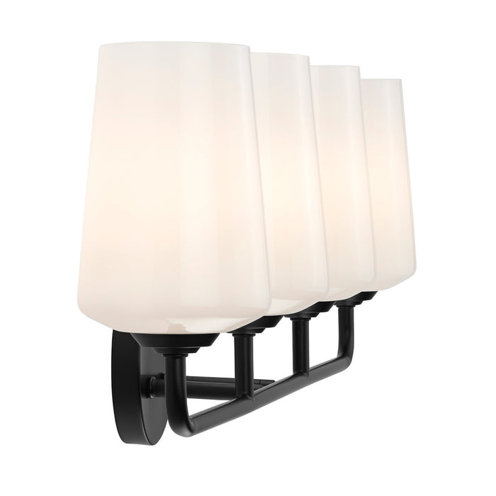 Myhouse Lighting Progress Lighting - P300545-031 - Four Light Bath & Vanity - Celino - Black