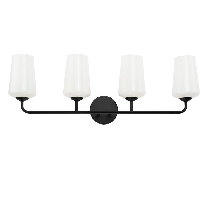 Myhouse Lighting Progress Lighting - P300545-031 - Four Light Bath & Vanity - Celino - Black