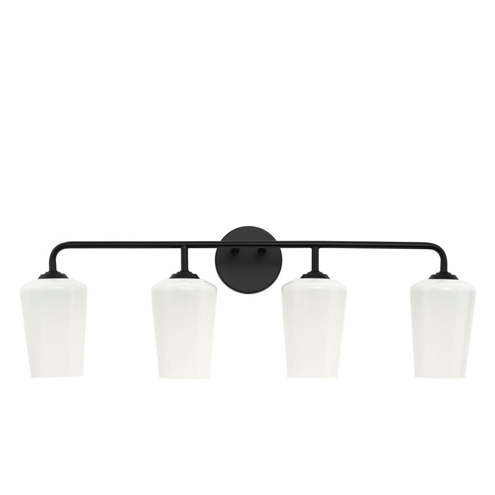 Myhouse Lighting Progress Lighting - P300545-031 - Four Light Bath & Vanity - Celino - Black