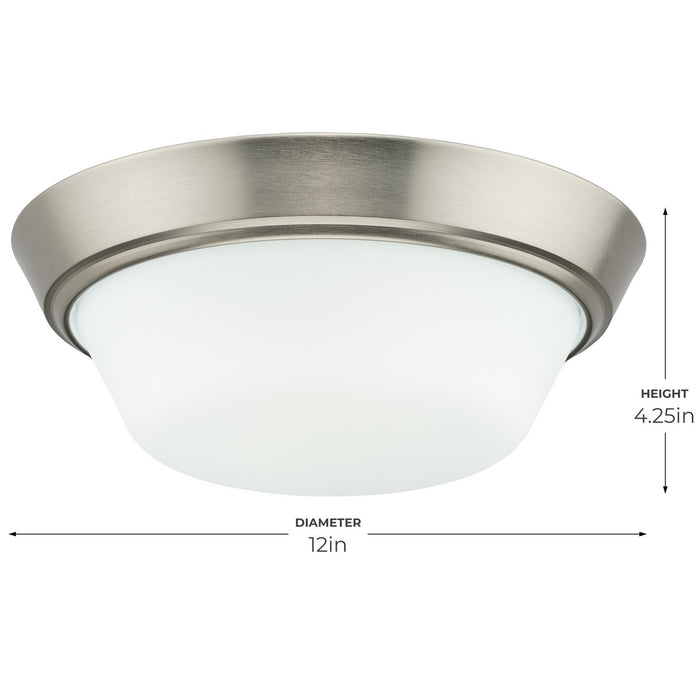 Myhouse Lighting Progress Lighting - P350303-009 - LED Flush Mount - Edessa - Brushed Nickel