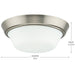 Myhouse Lighting Progress Lighting - P350303-009 - LED Flush Mount - Edessa - Brushed Nickel