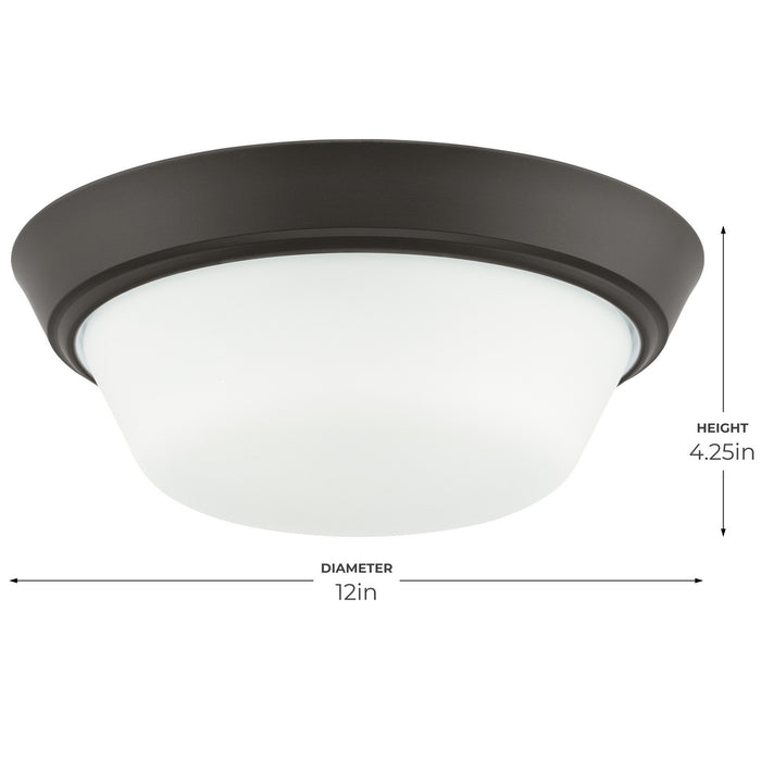 Myhouse Lighting Progress Lighting - P350303-020 - LED Flush Mount - Edessa - Antique Bronze