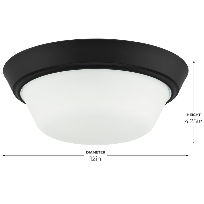 Myhouse Lighting Progress Lighting - P350303-031 - LED Flush Mount - Edessa - Black