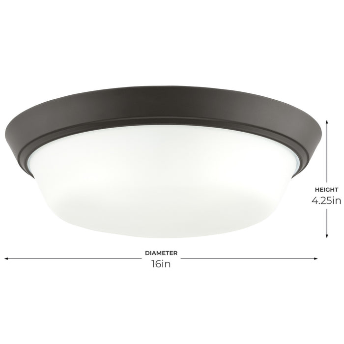 Myhouse Lighting Progress Lighting - P350304-020 - LED Flush Mount - Edessa - Antique Bronze
