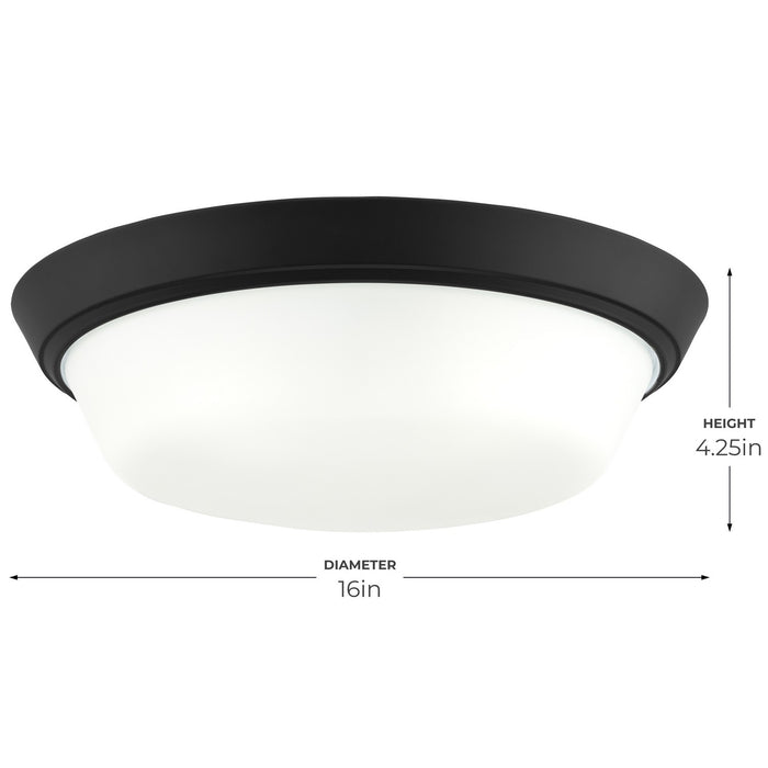 Myhouse Lighting Progress Lighting - P350304-031 - LED Flush Mount - Edessa - Black