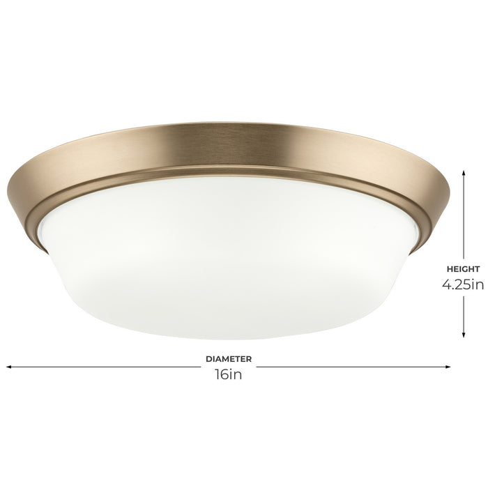Myhouse Lighting Progress Lighting - P350304-177 - LED Flush Mount - Edessa - Champagne Bronze