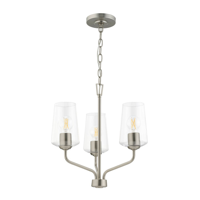 Myhouse Lighting Progress Lighting - P400440-009 - Three Light Chandelier - Celino - Brushed Nickel