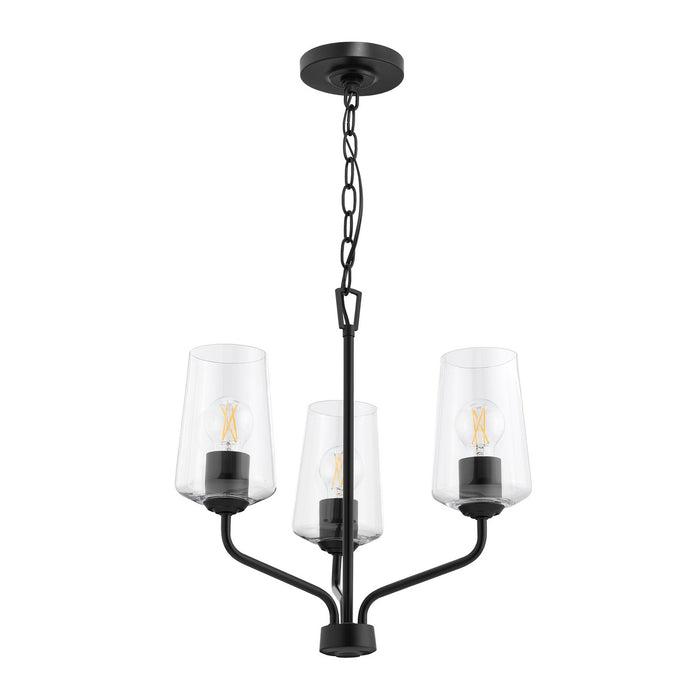 Myhouse Lighting Progress Lighting - P400440-031 - Three Light Chandelier - Celino - Black