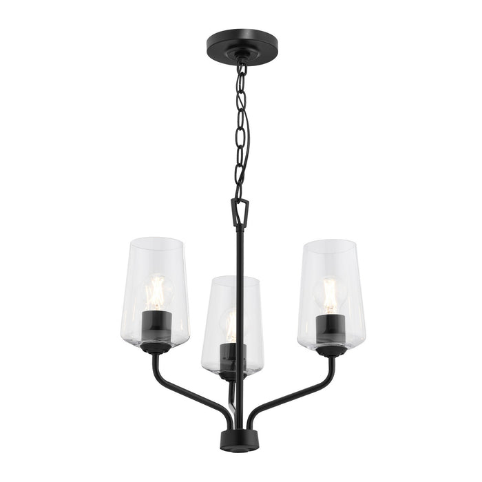 Myhouse Lighting Progress Lighting - P400440-031 - Three Light Chandelier - Celino - Black
