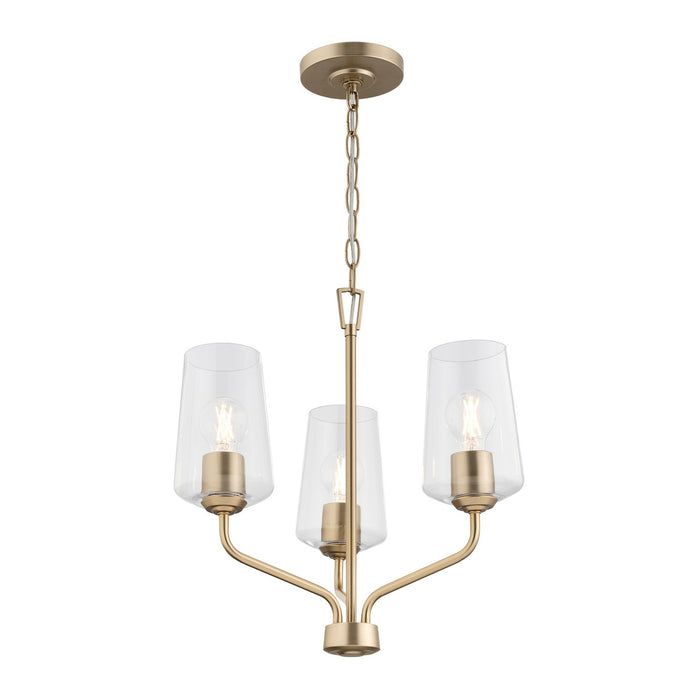 Myhouse Lighting Progress Lighting - P400440-177 - Three Light Chandelier - Celino - Champagne Bronze