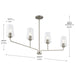 Myhouse Lighting Progress Lighting - P400441-009 - Four Light Linear Chandelier - Celino - Brushed Nickel