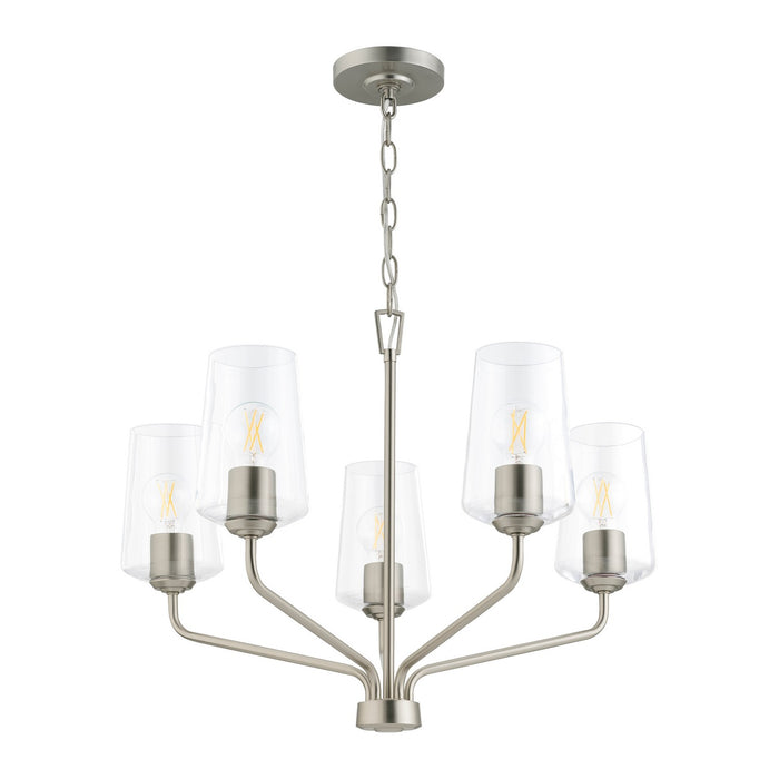 Myhouse Lighting Progress Lighting - P400442-009 - Five Light Chandelier - Celino - Brushed Nickel