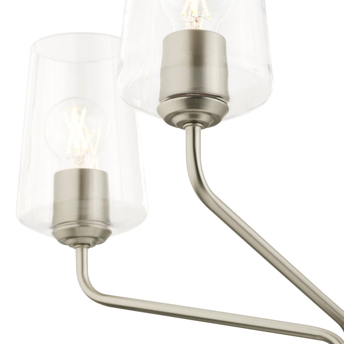 Myhouse Lighting Progress Lighting - P400442-009 - Five Light Chandelier - Celino - Brushed Nickel