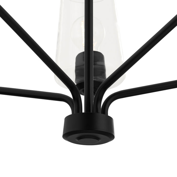 Myhouse Lighting Progress Lighting - P400442-031 - Five Light Chandelier - Celino - Black