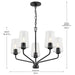 Myhouse Lighting Progress Lighting - P400442-031 - Five Light Chandelier - Celino - Black