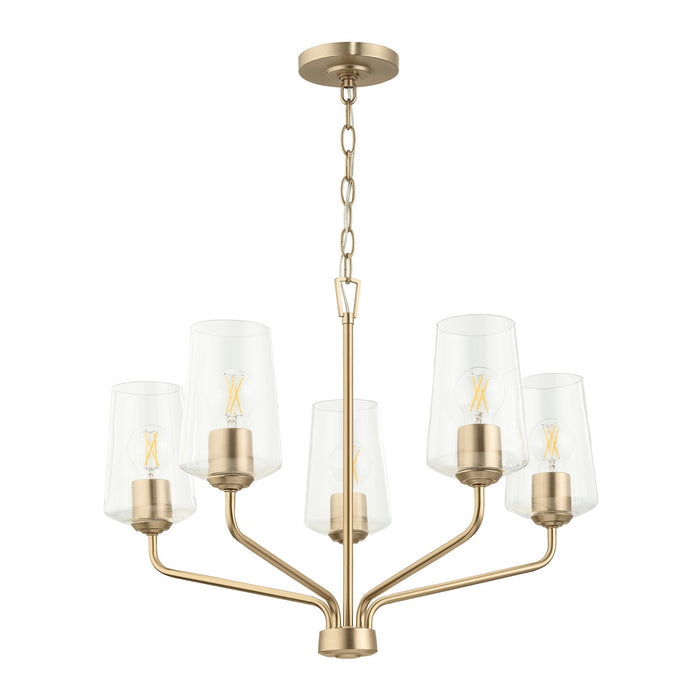 Myhouse Lighting Progress Lighting - P400442-177 - Five Light Chandelier - Celino - Champagne Bronze