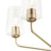 Myhouse Lighting Progress Lighting - P400442-177 - Five Light Chandelier - Celino - Champagne Bronze
