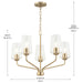 Myhouse Lighting Progress Lighting - P400442-177 - Five Light Chandelier - Celino - Champagne Bronze