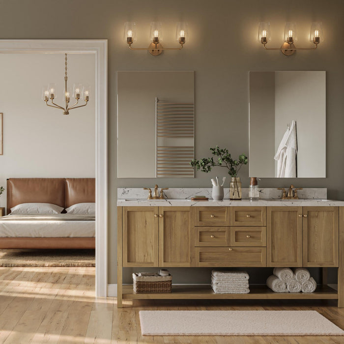 Myhouse Lighting Progress Lighting - P400442-177 - Five Light Chandelier - Celino - Champagne Bronze